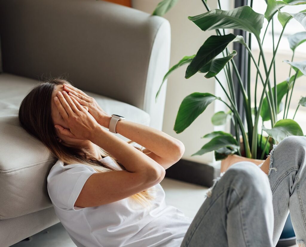 terapia para ansiedad - imagen de persona ansiosa